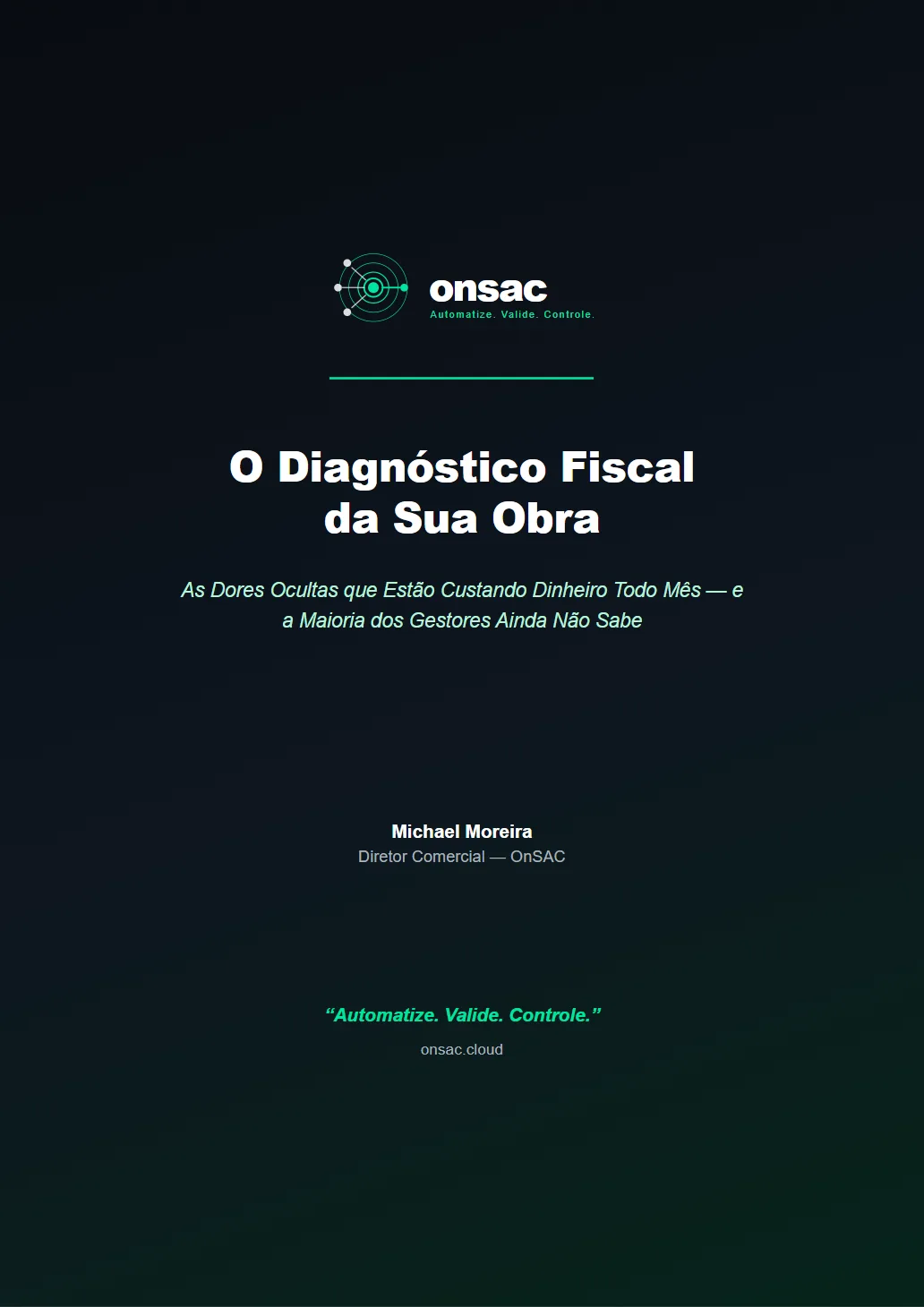 Guia de Diagnóstico — Os 5 Erros Mais Caros da Construção Civil